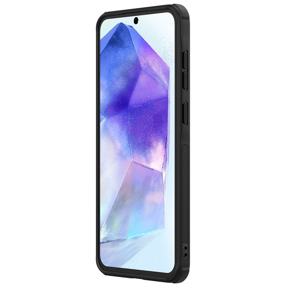 Husa MagSafe pentru Samsung Galaxy A56 A566, Nillkin, Super Shield Pro, Neagra