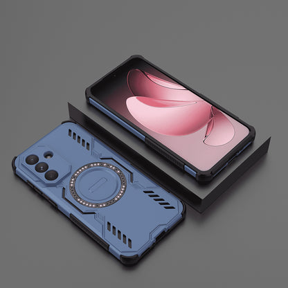 Husa MagSafe pentru Samsung Galaxy A56 A566, Techsuit, ArmorMag, Albastra