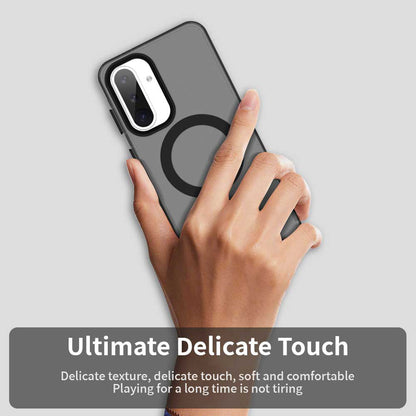 Husa MagSafe pentru Samsung Galaxy A56 A566, Techsuit, CandyCase, Neagra