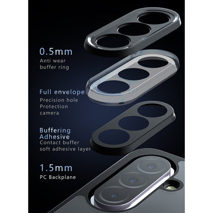 Husa MagSafe pentru Samsung Galaxy A56 A566, Techsuit, PureFrost, Neagra Satinata
