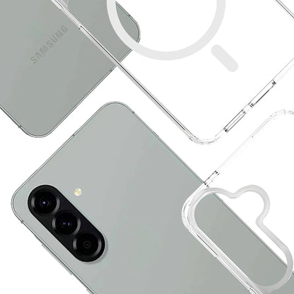 Husa MagSafe pentru Samsung Galaxy A57 5G, 3MK, Armor MagCase, Transparenta
