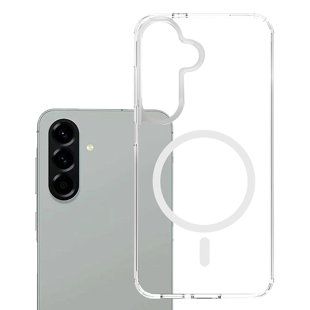 Husa MagSafe pentru Samsung Galaxy A57 5G, 3MK, Armor MagCase, Transparenta