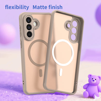 Husa MagSafe pentru Samsung Galaxy A57 5G, Techsuit, HaloFrost II, Aurie