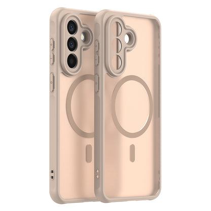 Husa MagSafe pentru Samsung Galaxy A57 5G, Techsuit, HaloFrost II, Aurie