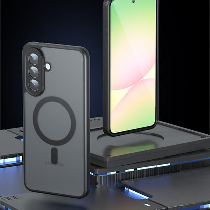 Husa MagSafe pentru Samsung Galaxy A57 5G, Techsuit, PureFrost, Neagra Satinata