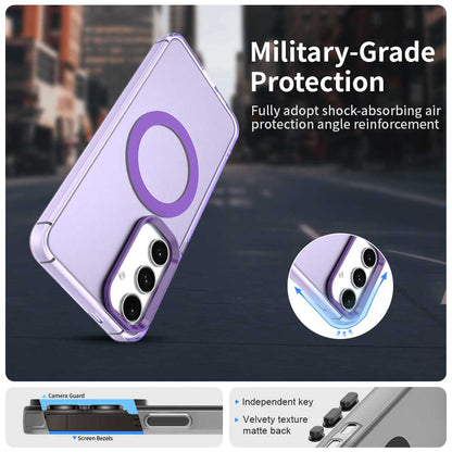Husa MagSafe pentru Samsung Galaxy S23 FE S711, Techsuit, CandyCase, Mov