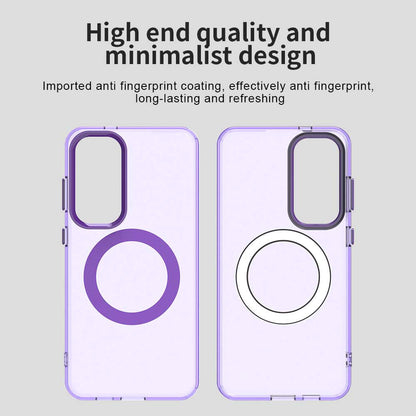 Husa MagSafe pentru Samsung Galaxy S23 FE S711, Techsuit, CandyCase, Mov