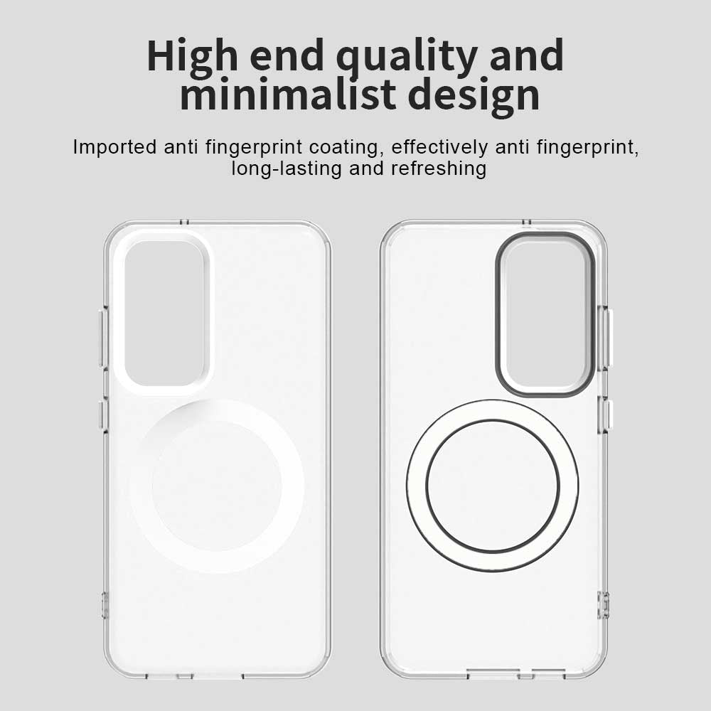 Husa MagSafe pentru Samsung Galaxy S23+ S916, Techsuit, CandyCase, Alba