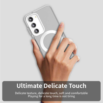 Husa MagSafe pentru Samsung Galaxy S23+ S916, Techsuit, CandyCase, Alba