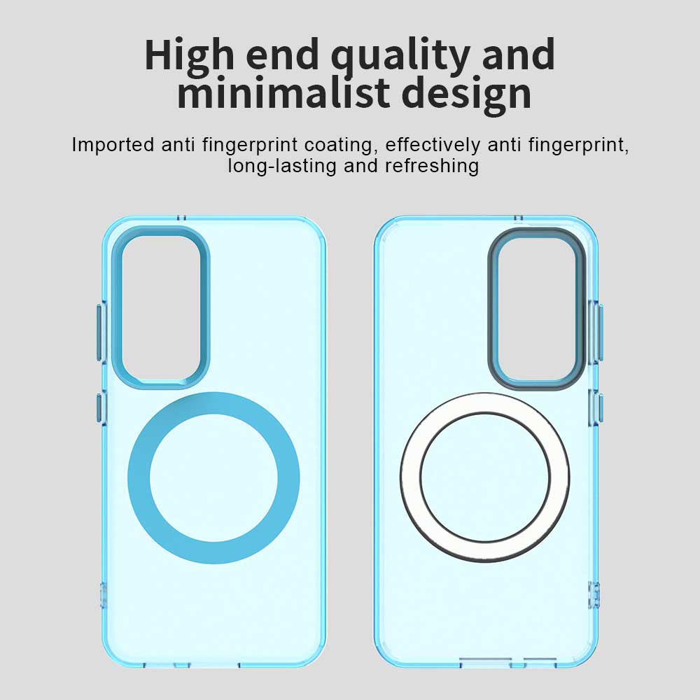 Husa MagSafe pentru Samsung Galaxy S23+ S916, Techsuit, CandyCase, Albastra