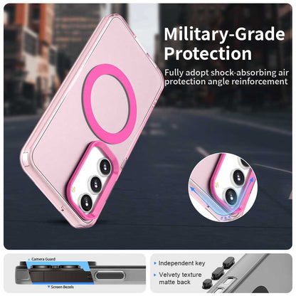 Husa MagSafe pentru Samsung Galaxy S23+ S916, Techsuit, CandyCase, Roz