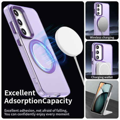 Husa MagSafe pentru Samsung Galaxy S23 S911, Techsuit, CandyCase, Mov