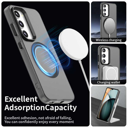 Husa MagSafe pentru Samsung Galaxy S23 S911, Techsuit, CandyCase, Neagra