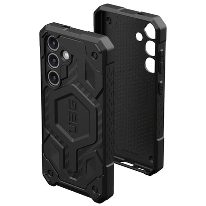 Husa MagSafe pentru Samsung Galaxy S24 S921, Urban Armor Gear, Monarch Pro Carbon, Neagra