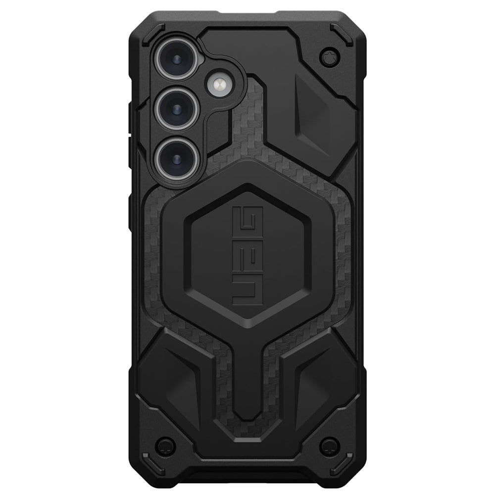 Husa MagSafe pentru Samsung Galaxy S24 S921, Urban Armor Gear, Monarch Pro Carbon, Neagra
