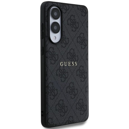 Husa MagSafe pentru Samsung Galaxy S25 Edge S937, Guess, 4G Ring Classic Logo, Neagra