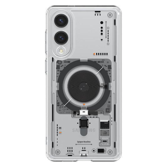 Husa MagSafe pentru Samsung Galaxy S25 Edge S937, Spigen, Ultra Hybrid Neo One, Transparenta ACS09416