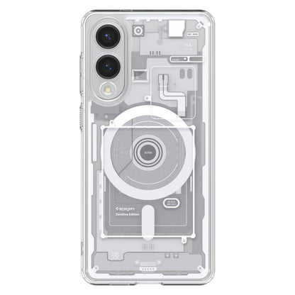 Husa MagSafe pentru Samsung Galaxy S25 Edge S937, Spigen, Ultra Hybrid Zero One, Alba ACS09417