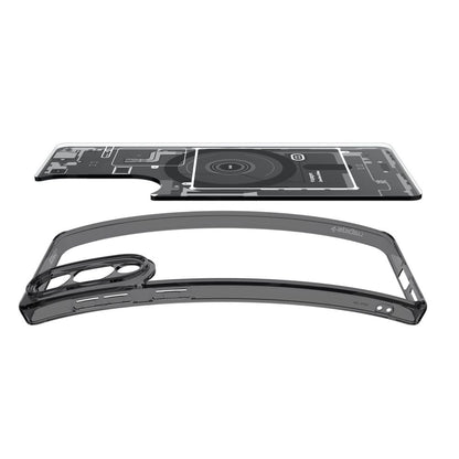 Husa MagSafe pentru Samsung Galaxy S25 Edge S937, Spigen, Ultra Hybrid Zero One, Neagra ACS09415