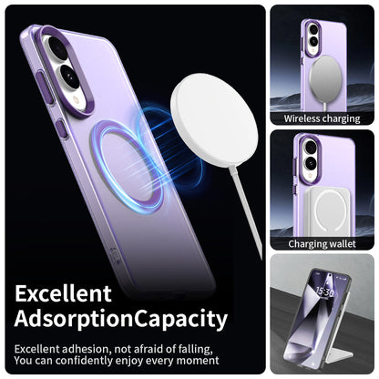 Husa MagSafe pentru Samsung Galaxy S25 Edge S937, Techsuit, CandyCase, Mov