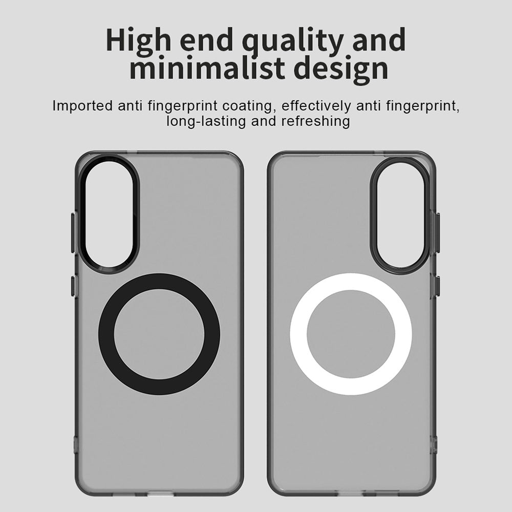Husa MagSafe pentru Samsung Galaxy S25 Edge S937, Techsuit, CandyCase, Neagra