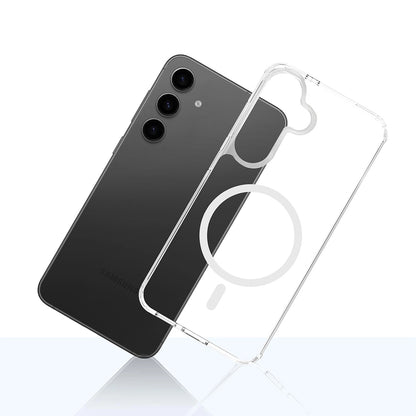 Husa MagSafe pentru Samsung Galaxy S25 FE, 3MK, Armor MagCase, Transparenta
