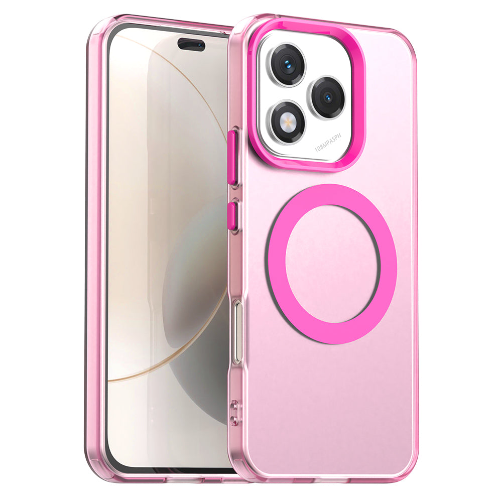 Husa MagSafe pentru Samsung Galaxy S25 FE, Techsuit, CandyCase, Roz