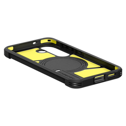 Husa MagSafe pentru Samsung Galaxy S25+ S936, Spigen, Tough Armor, Verde ACS08989