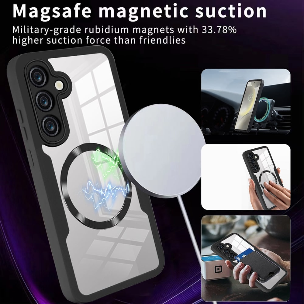 Husa MagSafe pentru Samsung Galaxy S25+ S936, Techsuit, ColorVerse 360, Mov