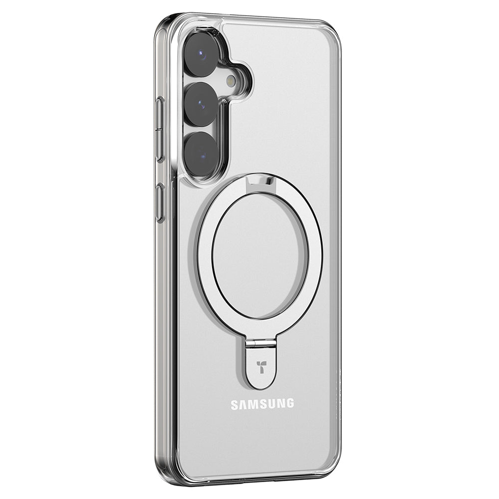 Husa MagSafe pentru Samsung Galaxy S25+ S936, Torras, Ostand, Transparenta