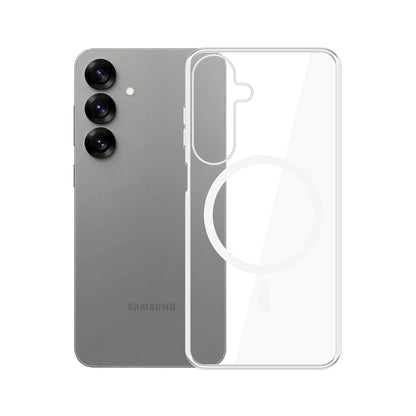 Husa MagSafe pentru Samsung Galaxy S25 S931, 3MK, Clear MagCase, Transparenta