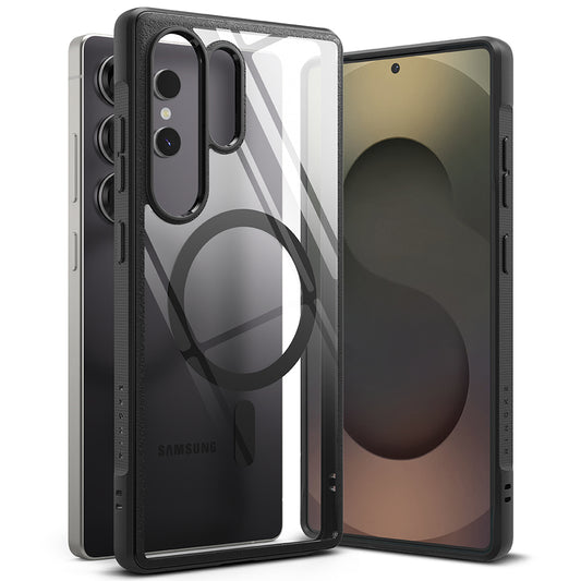 Husa MagSafe pentru Samsung Galaxy S25 Ultra S938, Ringke, Fusion Bold, Neagra