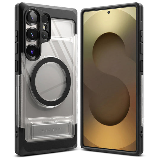 Husa MagSafe pentru Samsung Galaxy S25 Ultra S938, Ringke, UX, Transparenta