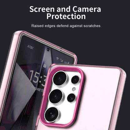 Husa MagSafe pentru Samsung Galaxy S25 Ultra S938, Techsuit, CandyCase, Roz