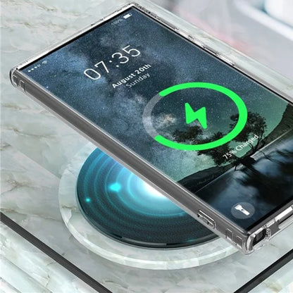Husa MagSafe pentru Samsung Galaxy S25 Ultra S938, Techsuit, Pro, Transparenta