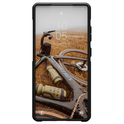 Husa MagSafe pentru Samsung Galaxy S25 Ultra S938, Urban Armor Gear, Metropolis LT Topography, Neagra