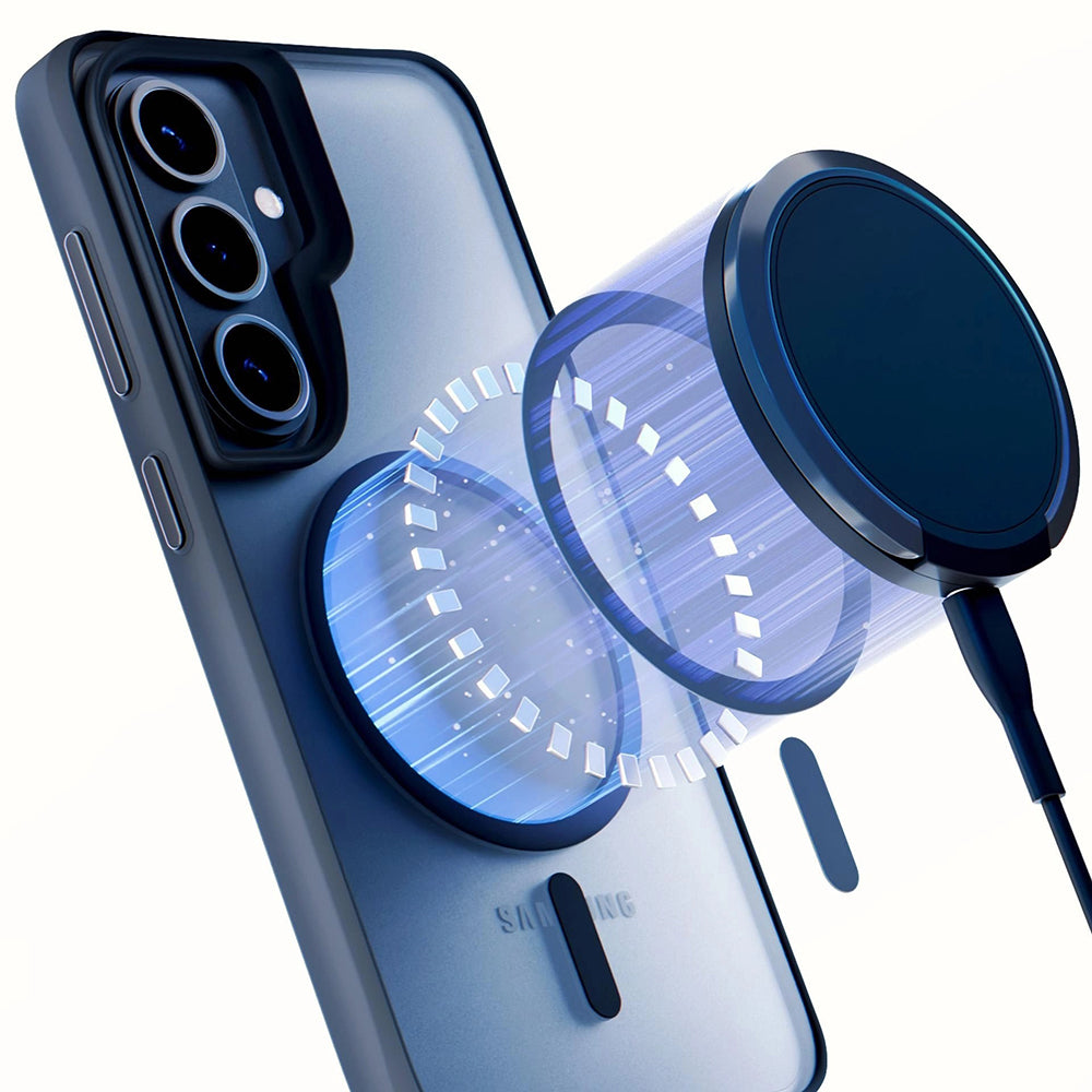 Husa MagSafe pentru Samsung Galaxy S26, 3MK, Satin Armor, Transparenta