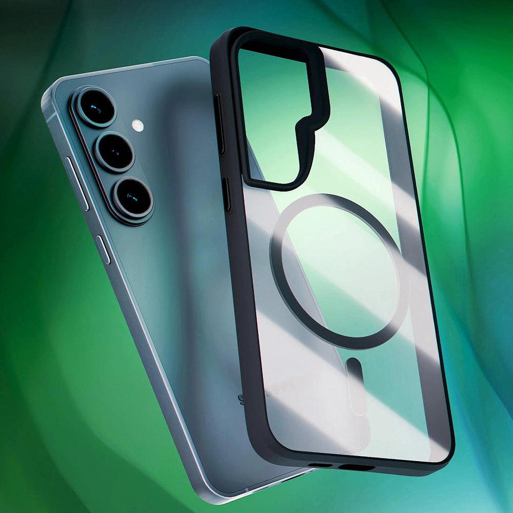 Husa MagSafe pentru Samsung Galaxy S26, 3MK, Satin Armor, Transparenta