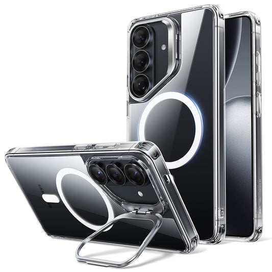 Husa MagSafe pentru Samsung Galaxy S26, ESR, Classic Hybrid Kickstand, Transparenta