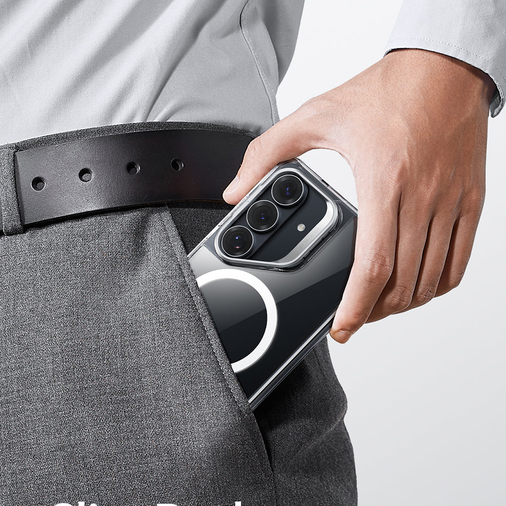 Husa MagSafe pentru Samsung Galaxy S26, ESR, Classic Hybrid Kickstand, Transparenta