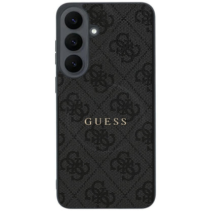 Husa MagSafe pentru Samsung Galaxy S26 FE S741, Guess, 4G Embossed Ring Classic Logo, Neagra