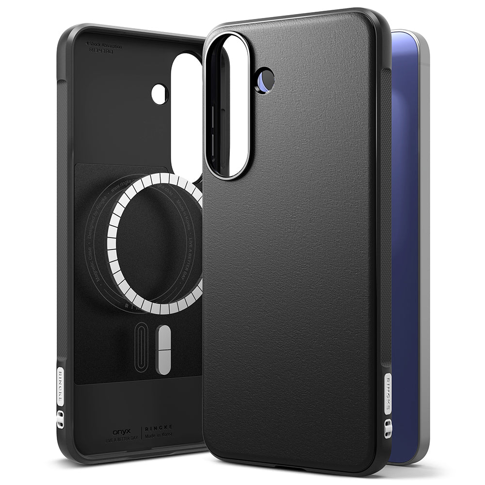 Husa MagSafe pentru Samsung Galaxy S26 FE S741, Ringke, Onyx, Neagra