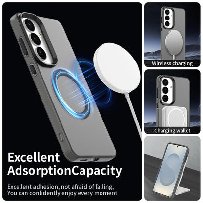 Husa MagSafe pentru Samsung Galaxy S26 FE S741, Techsuit, CandyCase, Neagra
