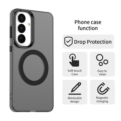 Husa MagSafe pentru Samsung Galaxy S26 FE S741, Techsuit, CandyCase, Neagra