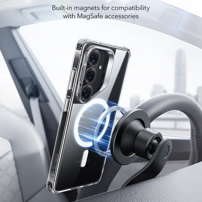 Husa MagSafe pentru Samsung Galaxy S26 Plus S947, ESR, Classic Hybrid Kickstand, Transparenta