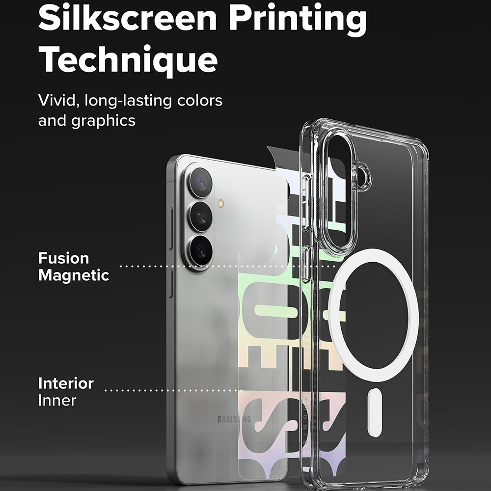 Husa MagSafe pentru Samsung Galaxy S26 Plus, Ringke, Fusion Seoul, Transparenta