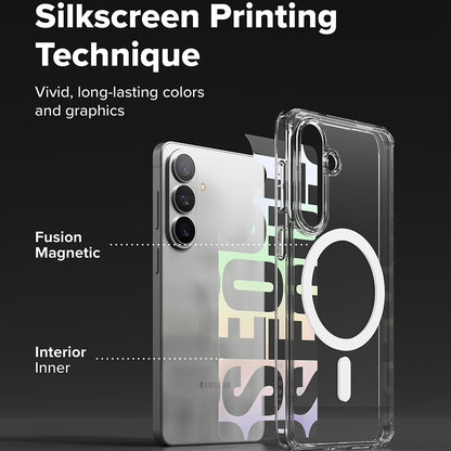 Husa MagSafe pentru Samsung Galaxy S26 Plus, Ringke, Fusion Seoul, Transparenta