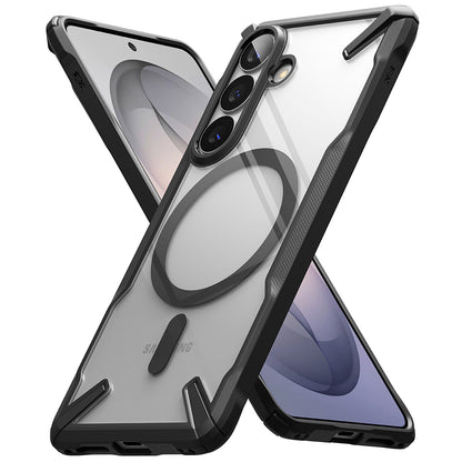 Husa MagSafe pentru Samsung Galaxy S26 Plus, Ringke, Fusion X, Neagra