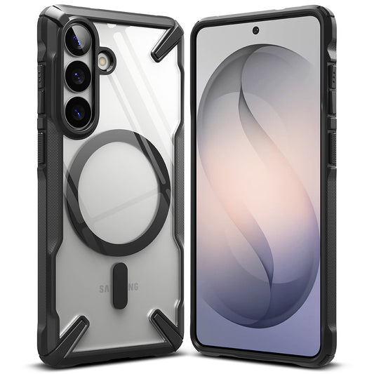 Husa MagSafe pentru Samsung Galaxy S26 Plus, Ringke, Fusion X, Neagra