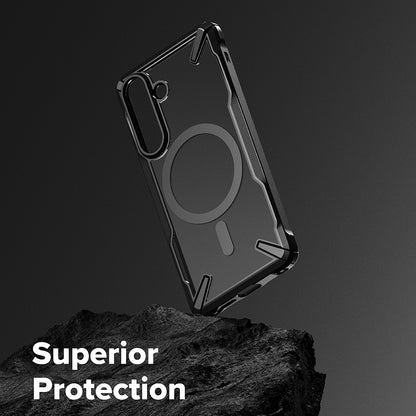 Husa MagSafe pentru Samsung Galaxy S26 Plus, Ringke, Fusion X, Neagra